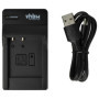 vhbw Chargeur USB de Batterie Compatible avec Sony Cybershot DSC-W310, DSC-W320, DSC-W330, DSC-W350 Batterie Appareil Photo Digi