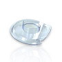 DL-pro Couvercle anti-éclaboussures pour robot de cuisine Kenwood Chef KW716198 31227 Ø 244 mm pour robot de cuisine KM2 KM3 KM4