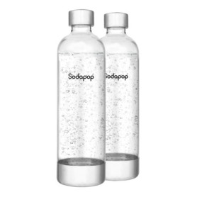 Sodapop Lot de 2 Bouteilles en Pet de 850 ML pour Machine à gazéifier Cooper, sans BPA