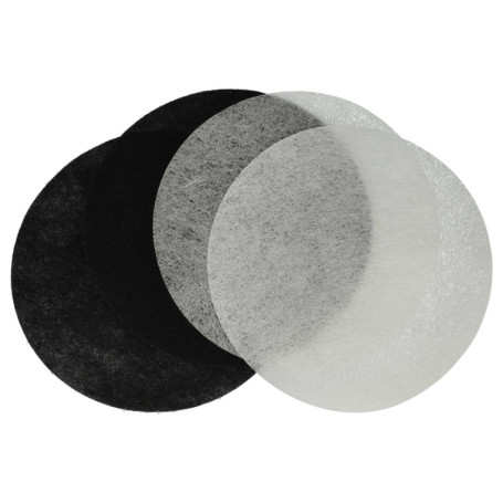 vhbw 2x filtre à charbon actif, 2x filtre à graisses remplacement pour Moulinex AD-5 pour friteuse - 4 filtres