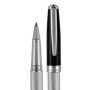 Pierre Cardin Stylo Bille Roller Christophe Stylo Roller Chrome-Noir Avec Laser Gravure Gravé Pour Anniversaire