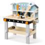 Navaris Établi pour Enfant en Bois - Banc à Outils avec 20 pièces en MDF - Jeu d'éveil et de Construction pour Enfants de 3 Ans 