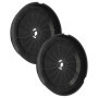vhbw 2x Filtres à charbon actif compatible avec Smeg KTR110XE, KT90PE CREME, KT90PE, KT90P, KT90GRE, KT90BLE, KT90BL, KV26B, KTR