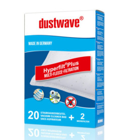 Dustwave® Lot de 20 sacs d'aspirateur pour Moulinex Compact, De Luxe, 1000SL, 1100SL, 1150, 1200, 1200E, 1200SL, 1250, 1300, 135