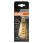 OSRAM Vintage 1906® Classic Edison FIL 60 LED lamp, E27, dimmable, Edison shape, gold, 8.8W, 806lm, 2400K, reduced warm white li