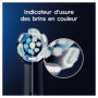 Oral-B iO Ultimate Clean Brossettes Noires De Rechange, Embouts Ronds S’Adaptant Aux Dents, Éliminent La Plaque Dentaire, Pour L