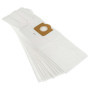 vhbw 10x sacs d'aspirateur, matière non tissée pour aspirateur Rowenta RU 630, RU 635, RU 635 Collector, Wet & Dry 19 L + 20 L C