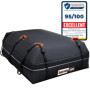 Upgrade4cars Coffre de Toit Voiture 566L sans Barre de Fixation Inclus Accessoires | Sac Porte-Bagage Universel Pliable & Étanch