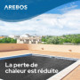 AREBOS Pool bâche/Couverture Solaire | Bâche Solaire carrée Ø 5,49x2,74m Noir | Bâche Solaire épaisseur 120 µm | Chauffage de Pi