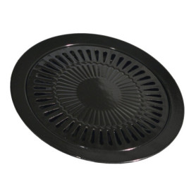 Accessoire pour réchaud à gaz portable 32 cm - Plaque de grill pour réchaud à gaz