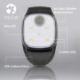 Asigo Lampe à Clip LED I Lampe Frontale LED Rechargeable via USB I Lampe Frontale pour Enfants I Lampe de Sécurité I Parfait à F