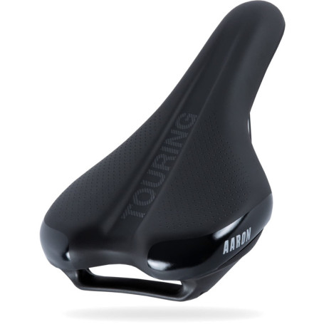 Selle de vélo de randonnée AARON avec Mousse à air - siège de vélo Ergonomique pour Hommes et Femmes - Selle Confortable pour vé