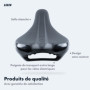 Selle de vélo de randonnée AARON avec Mousse à air - siège de vélo Ergonomique pour Hommes et Femmes - Selle Confortable pour vé