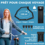 Widder Antivol pliable très sûr | 120 cm | Antivol pliant avec 4 clés et support comme antivol velo electrique | Idéal comme cad