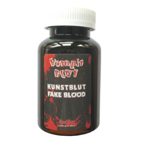 Sang artificiel 250 ml Vampire I Halloween I Suceur de sang I Sang artificiel I Sang de vampire I Sang du film rouge I Zombie I 