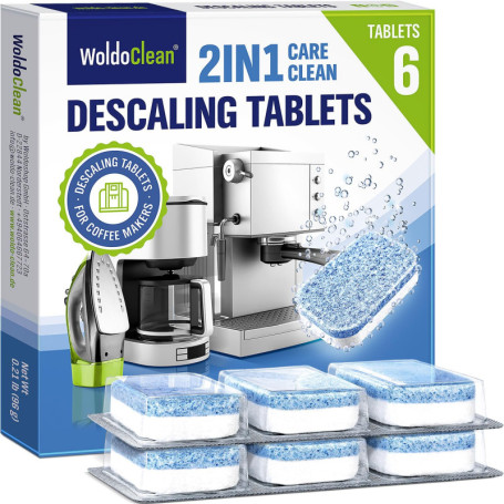 Détartrant tablette pour machines à café - 6x 16g compatibles avec les machines