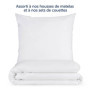 Blumtal Taie Oreiller 60x60 Lot de 2 - Housse de Coussin Microfibre - Taies d'oreillers avec Fermeture enveloppe, certifiée Oeko