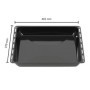 ICQN 465 x 370 x 60 mm - Lot de plaques de cuisson et grilles émaillées pour four et cuisinière - Compatible avec Bosch, Siemens