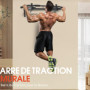 DH FitLife Barre de Traction 4 en 1 pour Montage Mural, Charge jusqu'à 200kg | Chevilles d'Expansion | Poignées Antidérapantes |