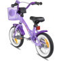 PROMETHEUS BICYCLES Velo Enfant 3 Ans - vélo Fille 12 Pouces a Roulette pour 3 a 5 Ans - Petite Princesse en Violet