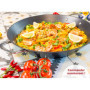 endusor Poele à paella Induction - Poele paella avec 38cm de diamètre pour 6-8 personnes - Adaptée à toute cuisinière + revêteme