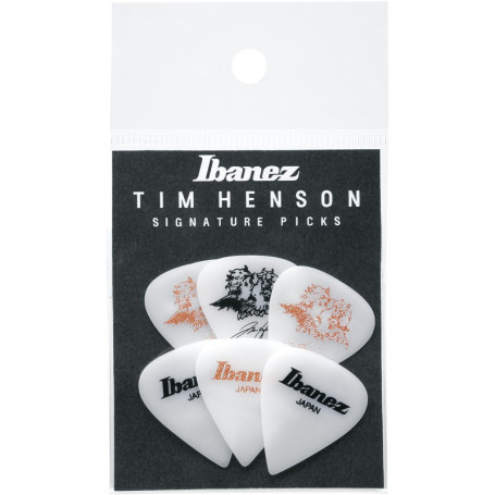 Tim Henson Signature Pick, Teardrop shape, 1.11mm, Polyacetal, Color: Pink and White