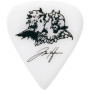 Tim Henson Signature Pick, Teardrop shape, 1.11mm, Polyacetal, Color: Pink and White