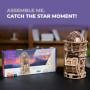 UGEARS Puzzles 3D en Bois pour Adultes - Horloge de Table astronomique avec Tourbillon - Horloge mécanique Fonctionnelle - Kit M