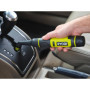 RYOBI - Brosse 4 Volts pour Nettoyage évier, lavabo, Douche, Plastique, céramique - étanche IPX7 - Livrée avec 4 brosses Interch