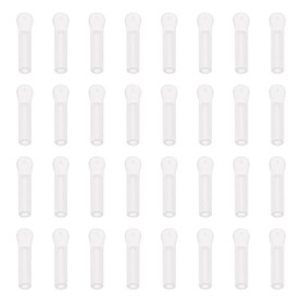 OTOTEC 60 Pièces Flotteur en Silicone Transparent Transparent Changement Rapide Matériel de Pêche Adaptateurs de Flotteur Wagler