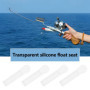 OTOTEC 60 Pièces Flotteur en Silicone Transparent Transparent Changement Rapide Matériel de Pêche Adaptateurs de Flotteur Wagler