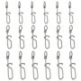 OTOTEC 45pcs Clips de Leurre à Changement Rapide Twist Lock 18,5 Mm 19,5 Mm 23 Mm Mousqueton de Pêche 10 Kg 15 Kg 20 Kg Liens de