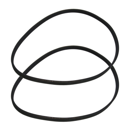 EMSea Lot de 2 courroies de transmission en caoutchouc 4PJ 610 compatibles avec les scies à ruban Metabo/Electra Beckum BAS 315 