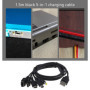 EMSea Câble de Chargeur USB 5 en 1 Remplacement Compatible avec Gameboy Advance SP(GBA SP)/ DS Lite/NDS/Wii U/New 3DS XL/New 3DS
