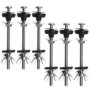 EMSea 6pcs Kit de Réparation Boulons et Rondelles de Réservoir de Toilette M6x100mm Kit de Fixation Boulons de Réservoir à Coupl