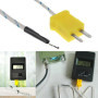 YINETTECH Lot de 8 mini-connecteurs de type K - Sonde de température de 1 m - Ligne de détection de température de type K - Plag