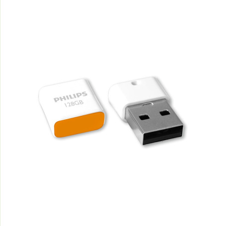 Philips Pico Édition High Speed clé USB 2.0 128 Go Ultra Small pour PC, Ordinateur Portable, Smart TV, Audio pour Voitures et Au