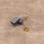 eMagTech 4 Paires Balais de Charbon de Moteur CB103 6x10x16mm Compatible avec HM0810 181030 Pièces de Rechange d'outils Électriq