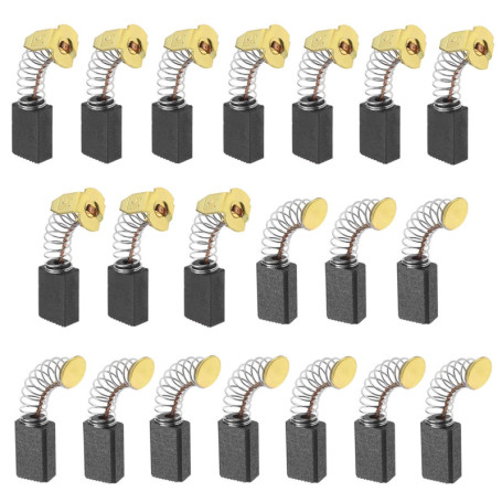 ECSiNG 20pcs Brosses à Charbon Moteur Remplacement Universel Brosse à Charbon Accessoires pour Outils Électriques Scies Circulai