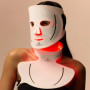 Lumalux Face+ | Masque pour le visage et le cou à lumière LED Pro de Project E Beauty | 1600 LED | 7+2 couleurs 460~1072nm | Mas