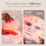 Lumalux Face+ | Masque pour le visage et le cou à lumière LED Pro de Project E Beauty | 1600 LED | 7+2 couleurs 460~1072nm | Mas