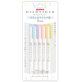 ZEBRA Mildliner WKT7-5C-YC Stylo fluorescent [importation parallèle] (couleur douce et douce)