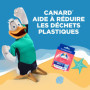 Canard WC Fresh Disc Floral Oasis - Bloc WC Sans Cage Nettoyant - Nettoie à 360° - Nouvel Emballage 100% Carton - 1 Applicateur 