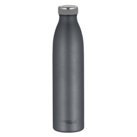 THERMOcafé by THERMOS TC Bottle Bouteille isotherme en acier inoxydable résistant aux boissons gazeuses Gris graphite mat 0,75 l