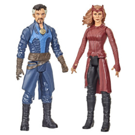 Marvel Avengers Titan Hero Series Doctor Strange in The Multiverse of Madness Toys, Doctor Strange The Scarlet Witch 12-Inch-Sca