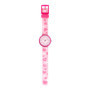 Tikkers Montre analogique pour enfant avec bracelet en forme de cœur Rose, rose, Moderne