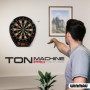 WINMAU Darts - Ton Machine Soft Tip Cible de fléchettes électronique avec Plus de 90 Jeux et Tableau de Bord numérique pour 8 Jo