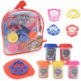 Toyland® Paw Patrol Kids Dough Backpack Set - 5 Pots de pâte et 4 emporte-pièces Inclus - Jouets Paw Patrol