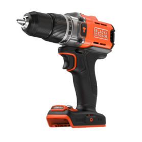 BLACK+DECKER Marteau perforateur sans fil 18V POWERCONNECT, couple 45Nm, 2 vitesses, éclairage LED, mandrin sans clé, sans batte