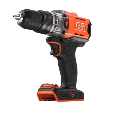 BLACK+DECKER Marteau perforateur sans fil 18V POWERCONNECT, couple 45Nm, 2 vitesses, éclairage LED, mandrin sans clé, sans batte